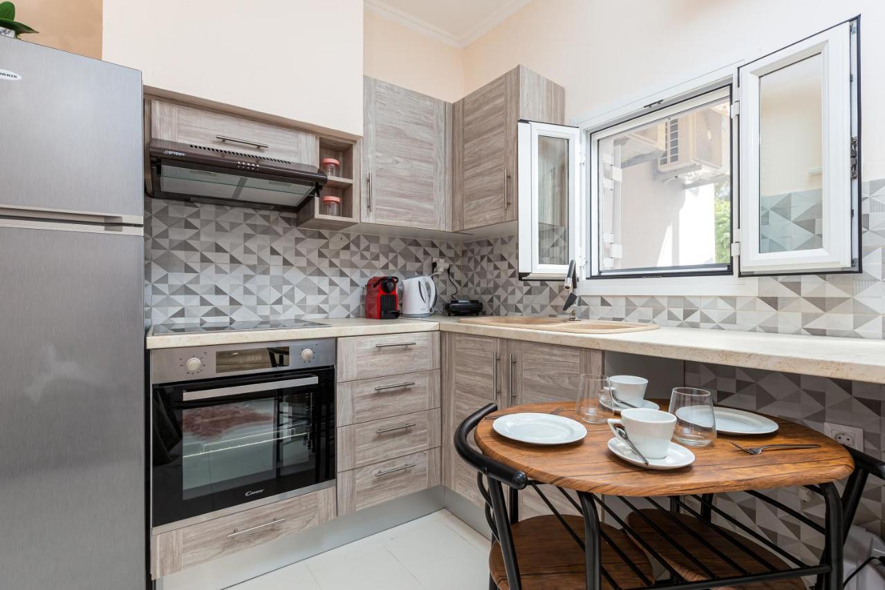 Fouki Apartments Ipsos Beach Bagian luar foto