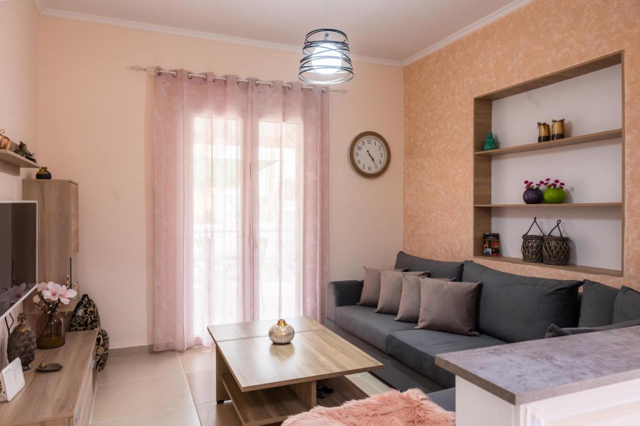 Fouki Apartments Ipsos Beach Bagian luar foto